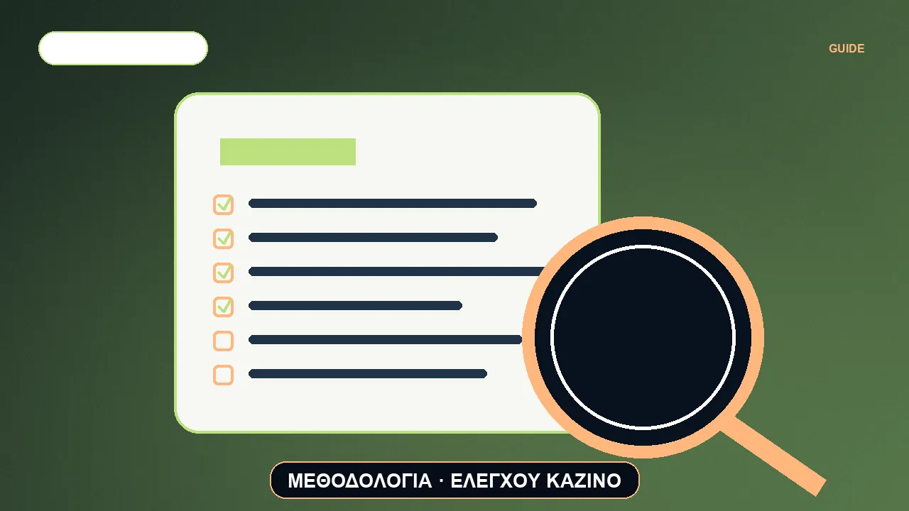 Γραφικό για Πώς ελέγχουμε ιδιοκτησία, άδεια και πλατφόρμα online καζίνο