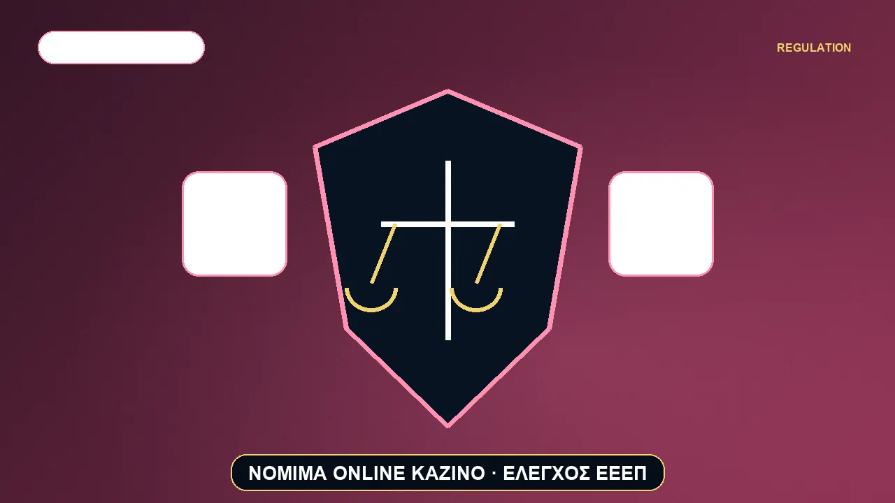 Εικονογράφηση ελέγχου νομιμότητας online καζίνο από την ΕΕΕΠ
